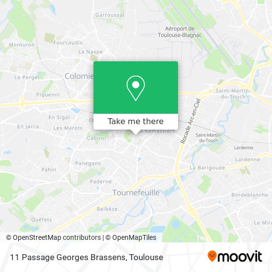 11 Passage Georges Brassens map