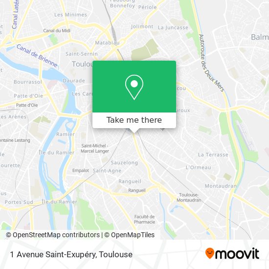 Mapa 1 Avenue Saint-Exupéry