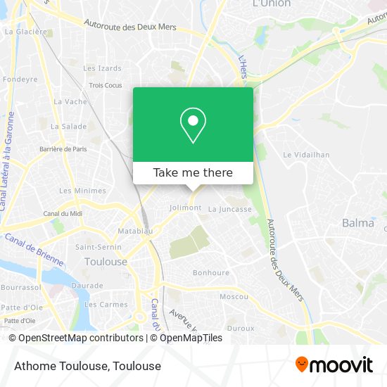 Athome Toulouse map