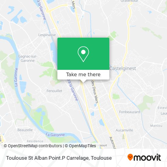Toulouse St Alban Point.P Carrelage map