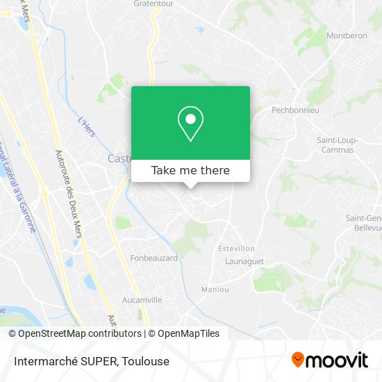 Intermarché SUPER map