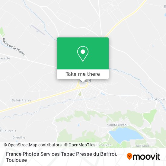 France Photos Services Tabac Presse du Beffroi map