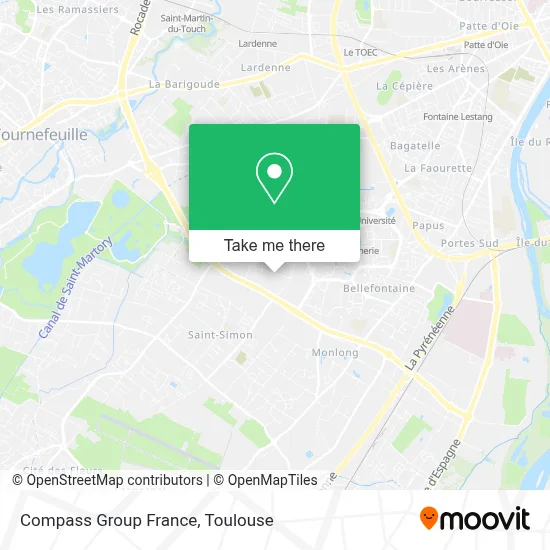 Compass Group France map