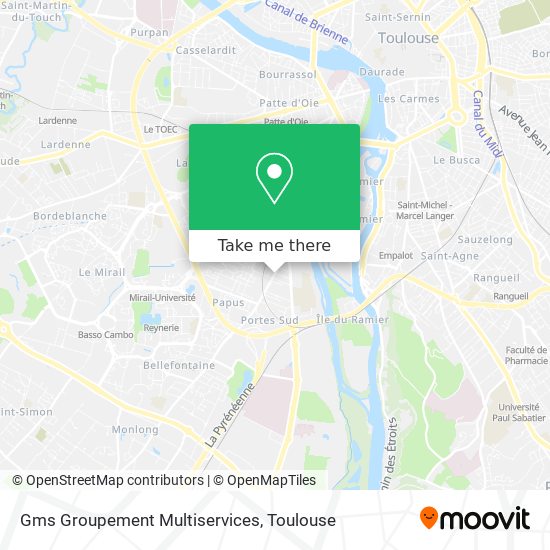 Gms Groupement Multiservices map