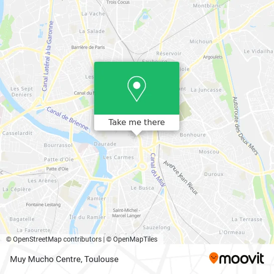 Muy Mucho Centre map