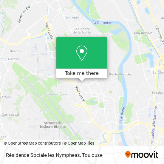 Résidence Sociale les Nympheas map