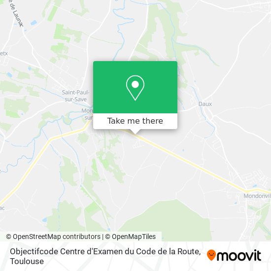 Objectifcode Centre d'Examen du Code de la Route map