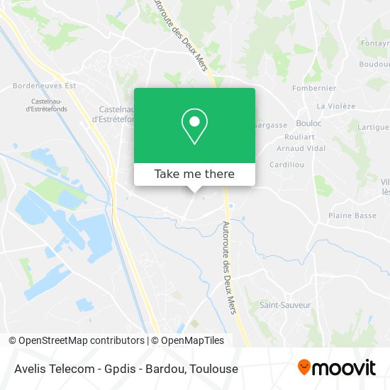 Avelis Telecom - Gpdis - Bardou map