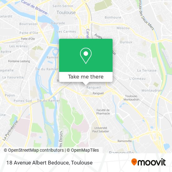 18 Avenue Albert Bedouce map