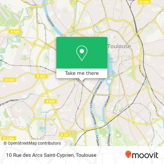 10 Rue des Arcs Saint-Cyprien map