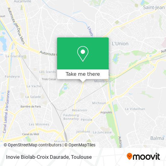 Inovie Biolab-Croix Daurade map