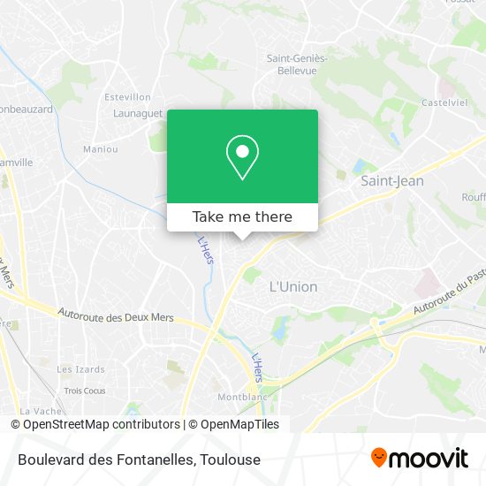 Boulevard des Fontanelles map