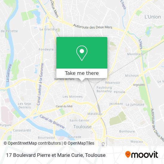 17 Boulevard Pierre et Marie Curie map