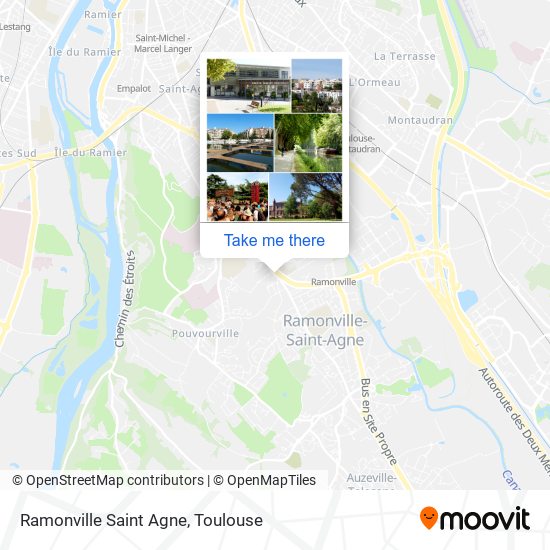 Ramonville Saint Agne map