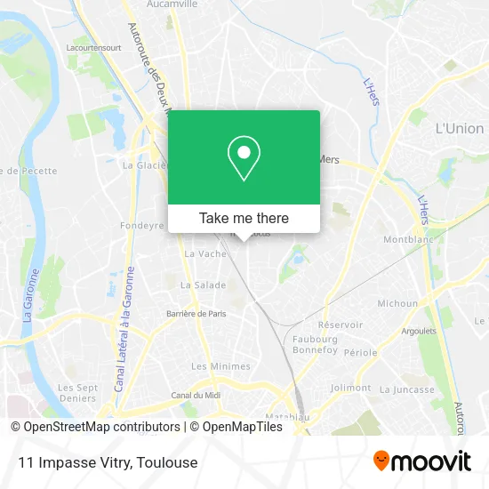11 Impasse Vitry map