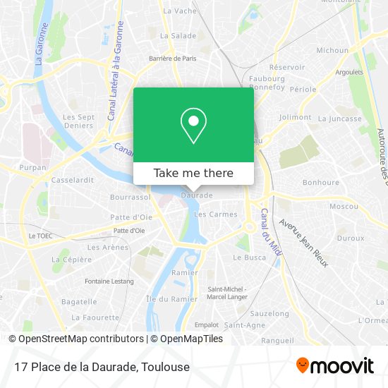 17 Place de la Daurade map