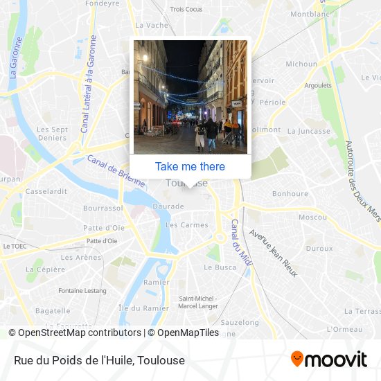 Rue du Poids de l'Huile map