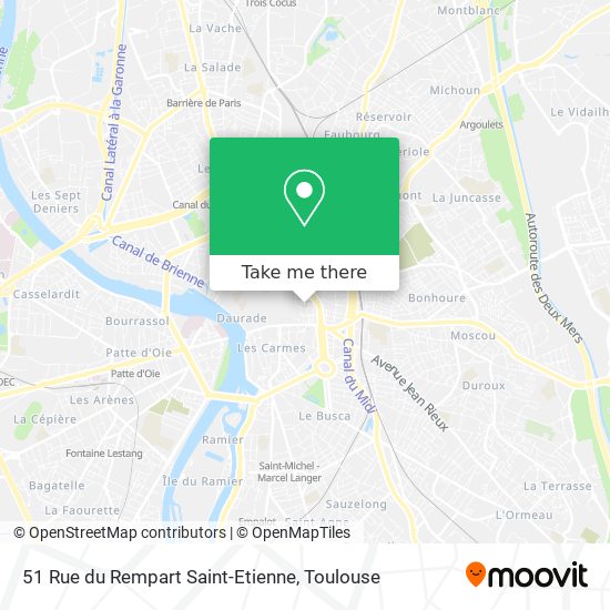 51 Rue du Rempart Saint-Etienne map