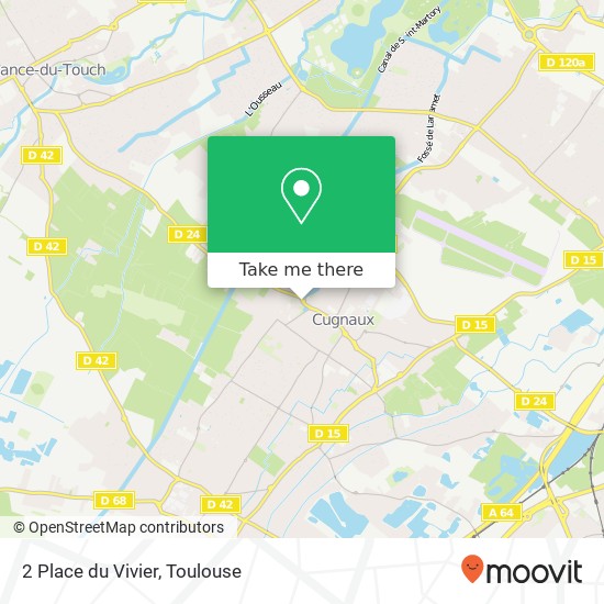 2 Place du Vivier map