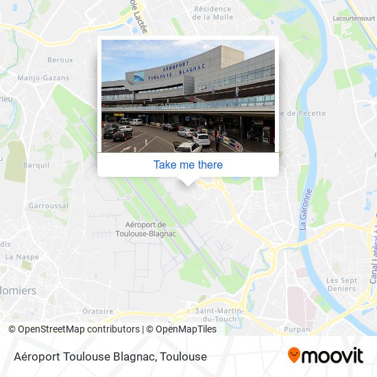 Aéroport Toulouse Blagnac map