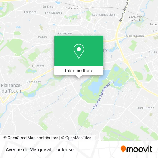 Avenue du Marquisat map