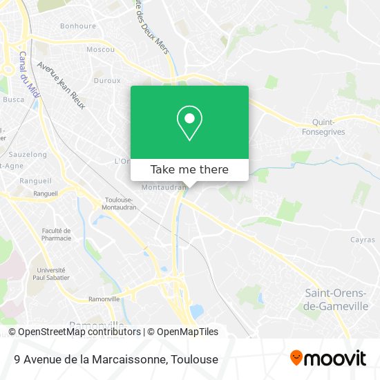 9 Avenue de la Marcaissonne map