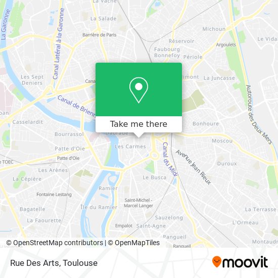 Rue Des Arts map