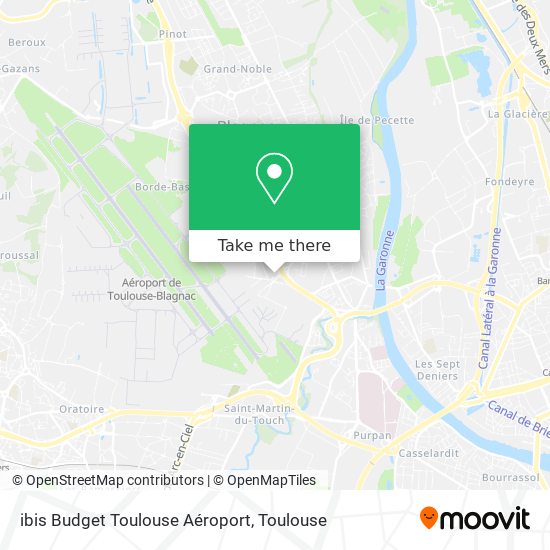 ibis Budget Toulouse Aéroport map