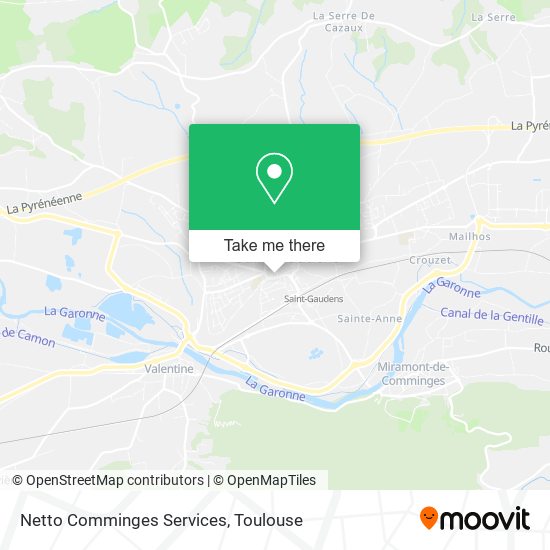 Netto Comminges Services map