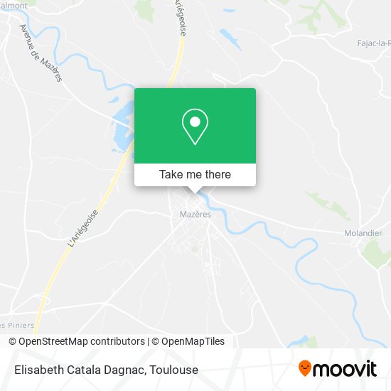 Elisabeth Catala Dagnac map