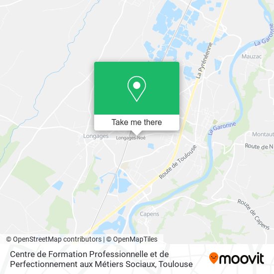 Centre de Formation Professionnelle et de Perfectionnement aux Métiers Sociaux map