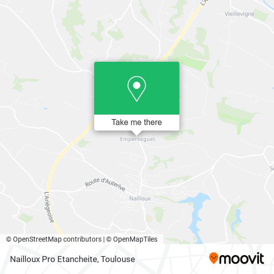 Nailloux Pro Etancheite map