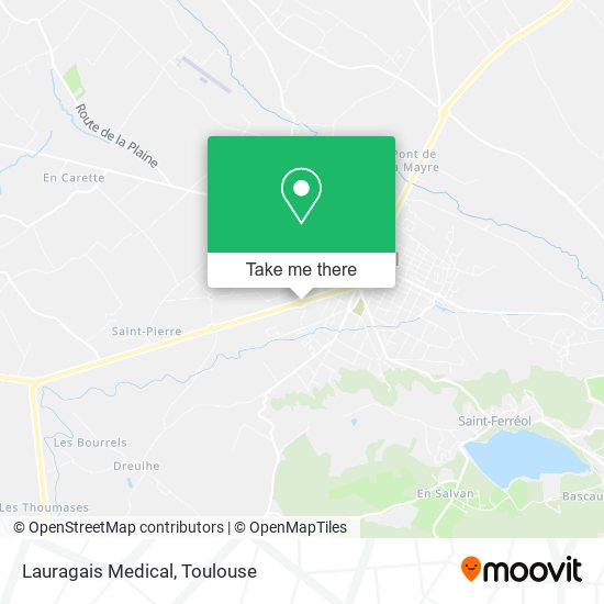 Mapa Lauragais Medical
