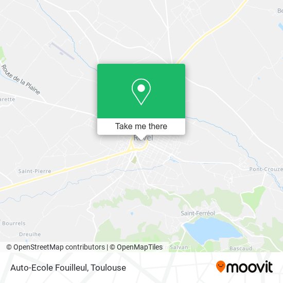 Auto-Ecole Fouilleul map