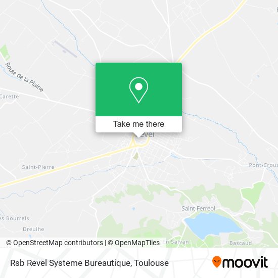 Rsb Revel Systeme Bureautique map