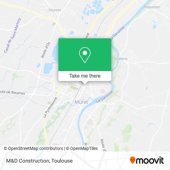 M&D Construction map