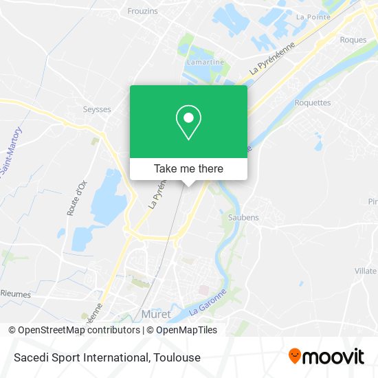 Sacedi Sport International map