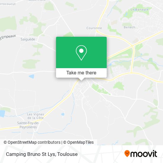 Camping Bruno St Lys map