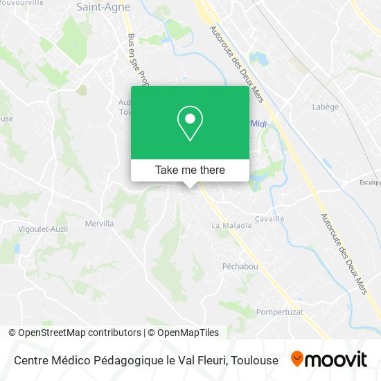 Centre Médico Pédagogique le Val Fleuri map