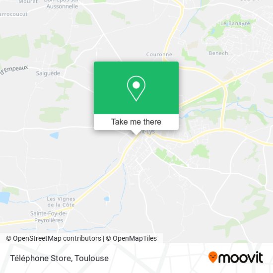 Téléphone Store map