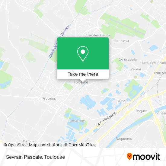 Sevrain Pascale map