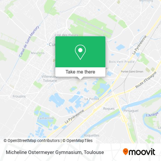 Mapa Micheline Ostermeyer Gymnasium