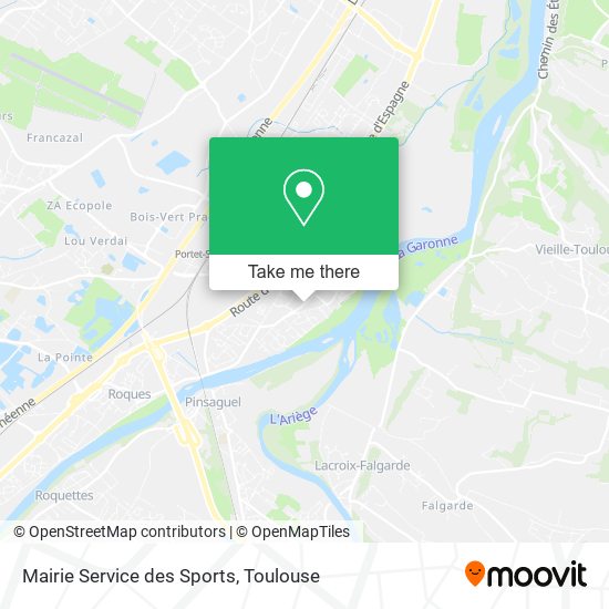Mapa Mairie Service des Sports
