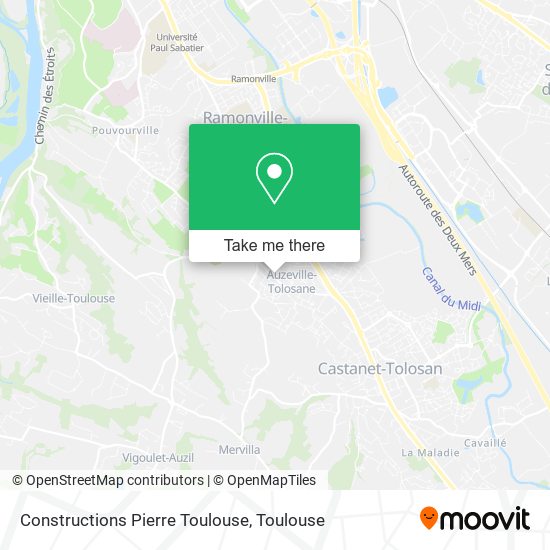 Constructions Pierre Toulouse map