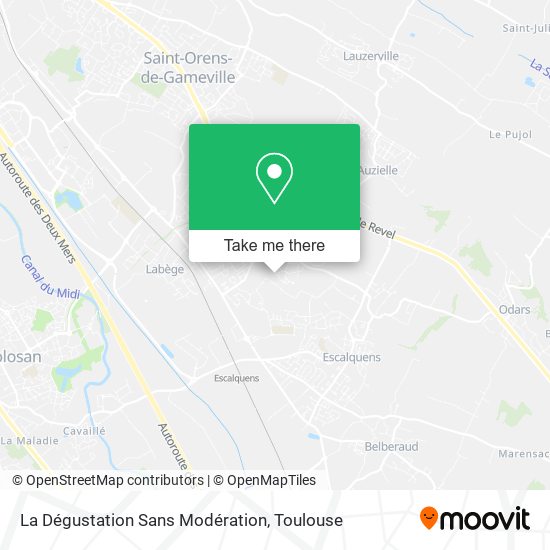 Mapa La Dégustation Sans Modération