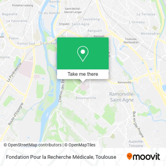 Fondation Pour la Recherche Médicale map