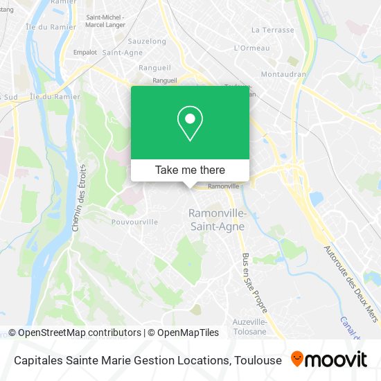 Capitales Sainte Marie Gestion Locations map