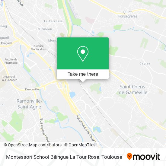 Mapa Montessori School Bilingue La Tour Rose