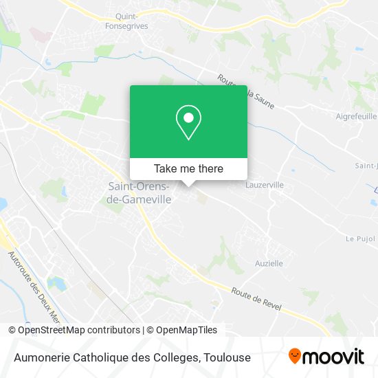 Aumonerie Catholique des Colleges map