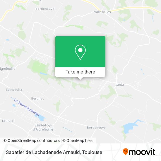 Sabatier de Lachadenede Arnauld map